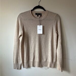 NWT Theory 100% Cashmere  Crew Neck Sweater size M